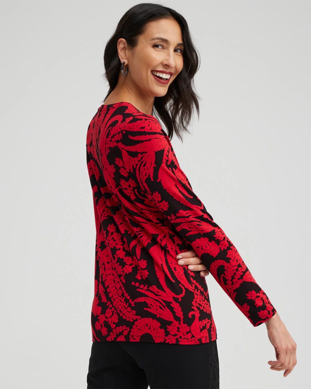 Touch of Cool Paisley Layering Tee | Chico's